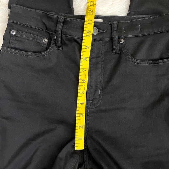 J. Crew 10” Highest-Rise Toothpick Jeans in True Black, Worn once, EUC - Picture 11 of 14